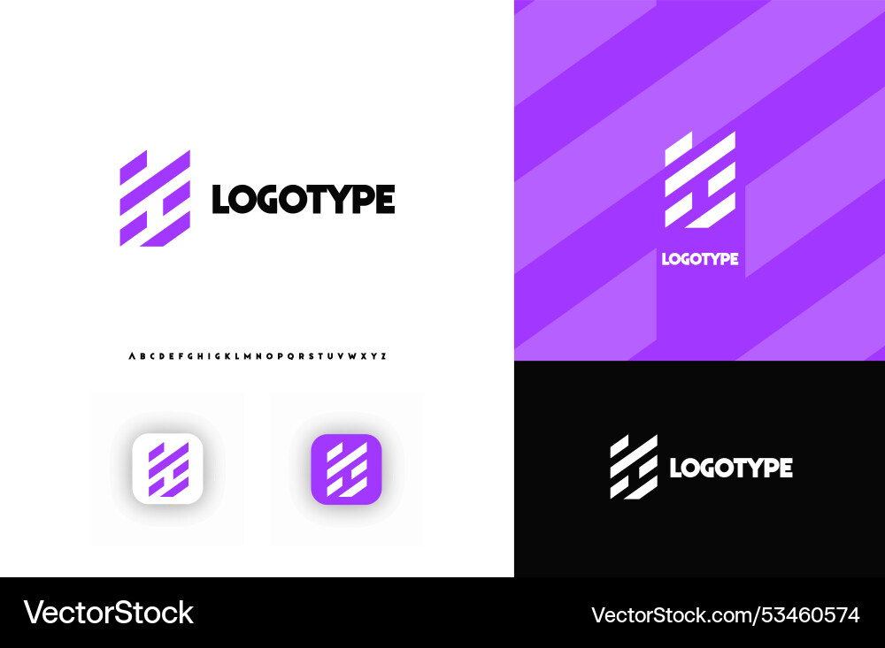 Bold diagonal stripes creating geometric shapes Vector Image