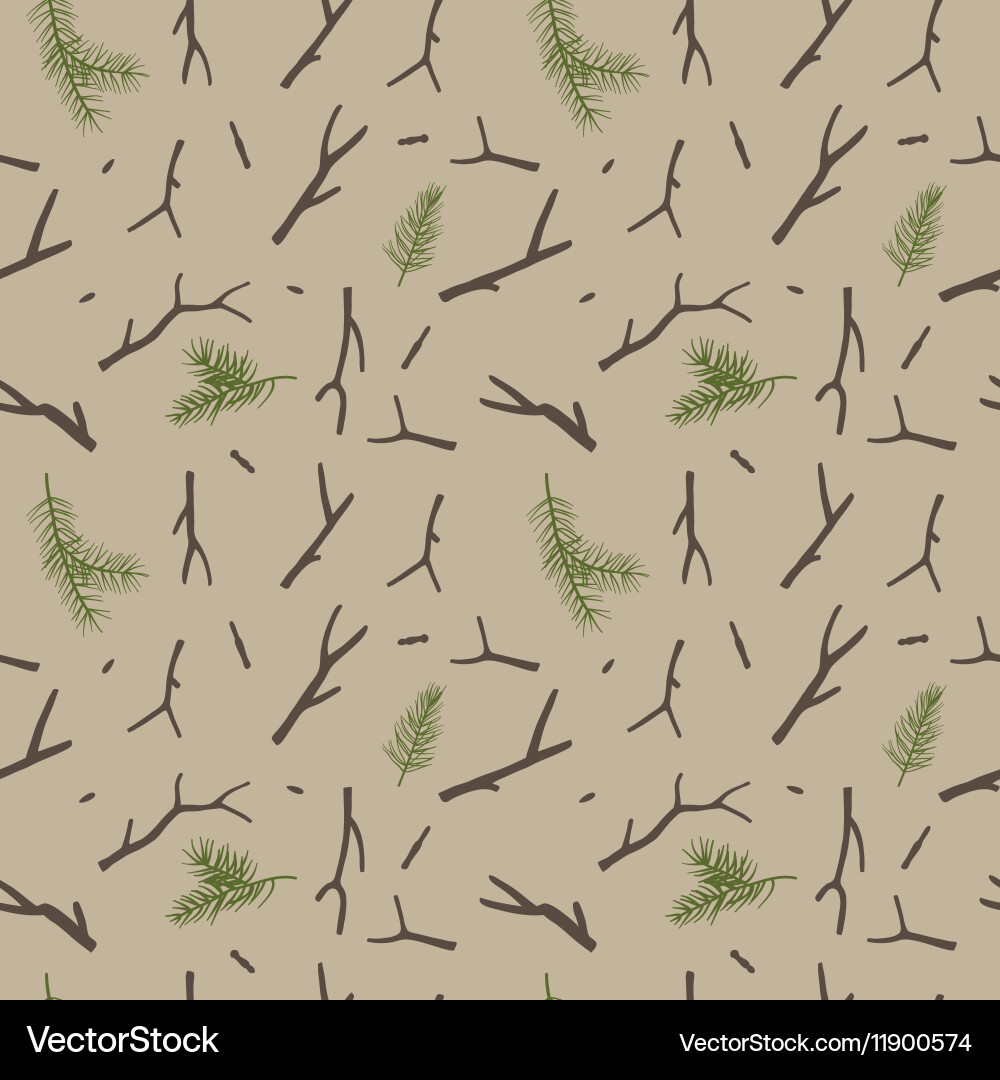 Christmas rustic pattern background vector image