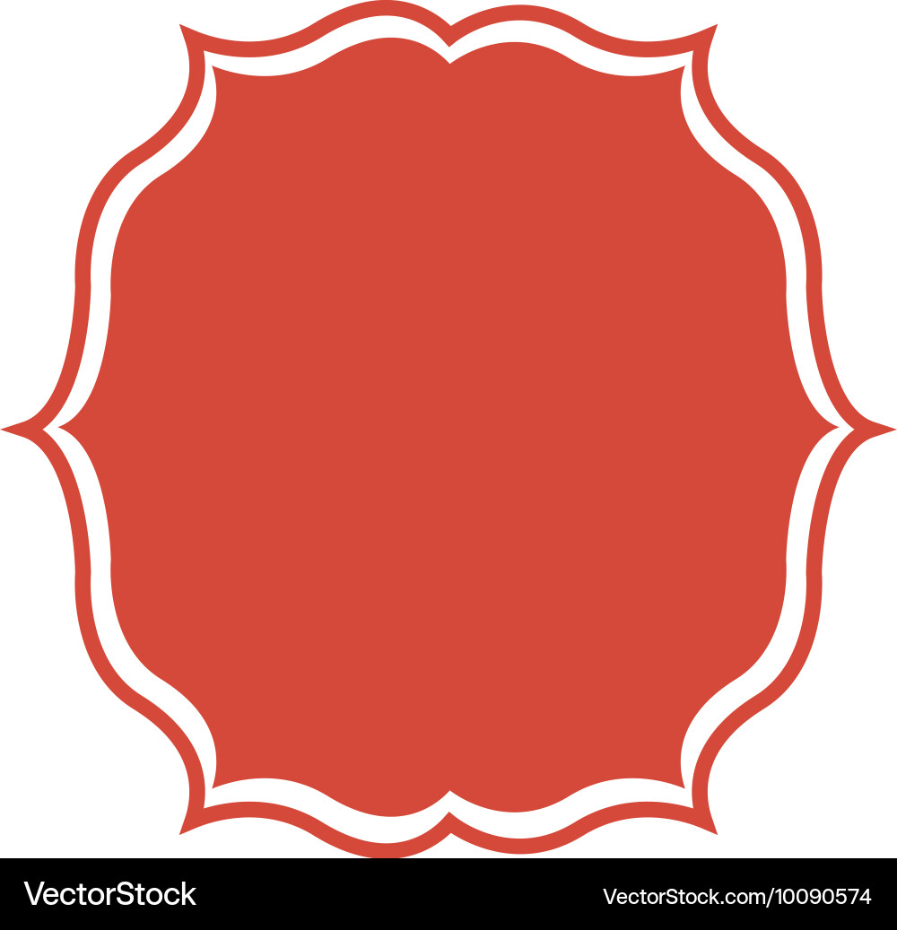 Frame isolated icon design Vector Image