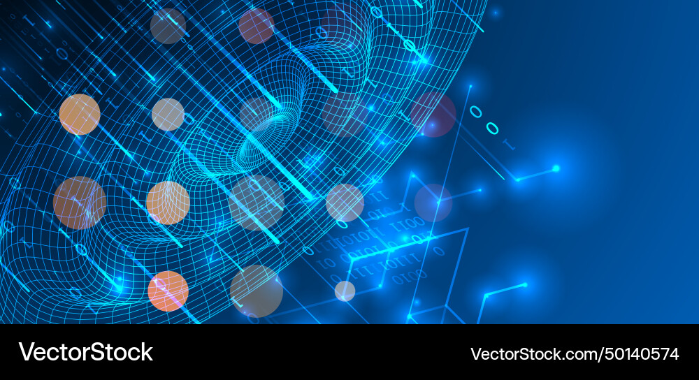Futuristic technology background plexus structure Futuristic technology background plexus structure vector image
