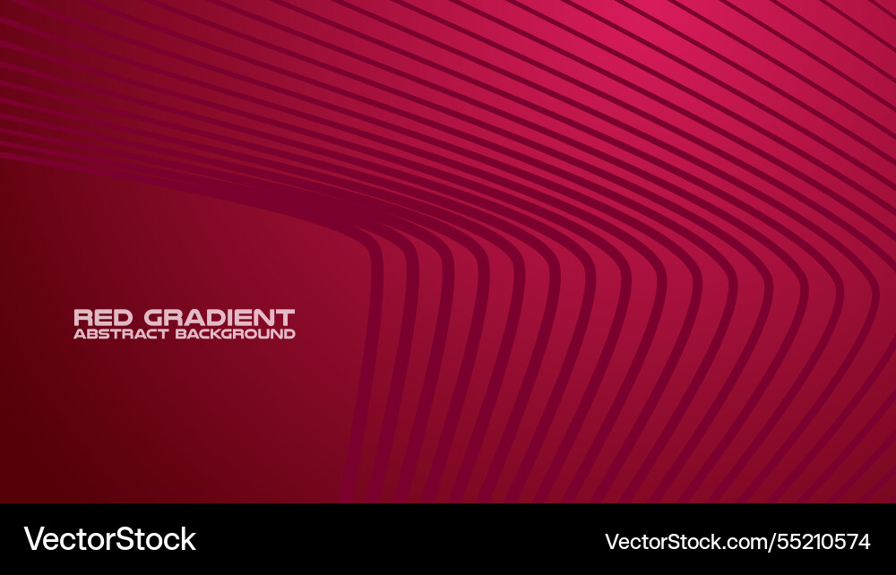 Red gradient with curve line abstract background Red gradient with curve line abstract background vector image