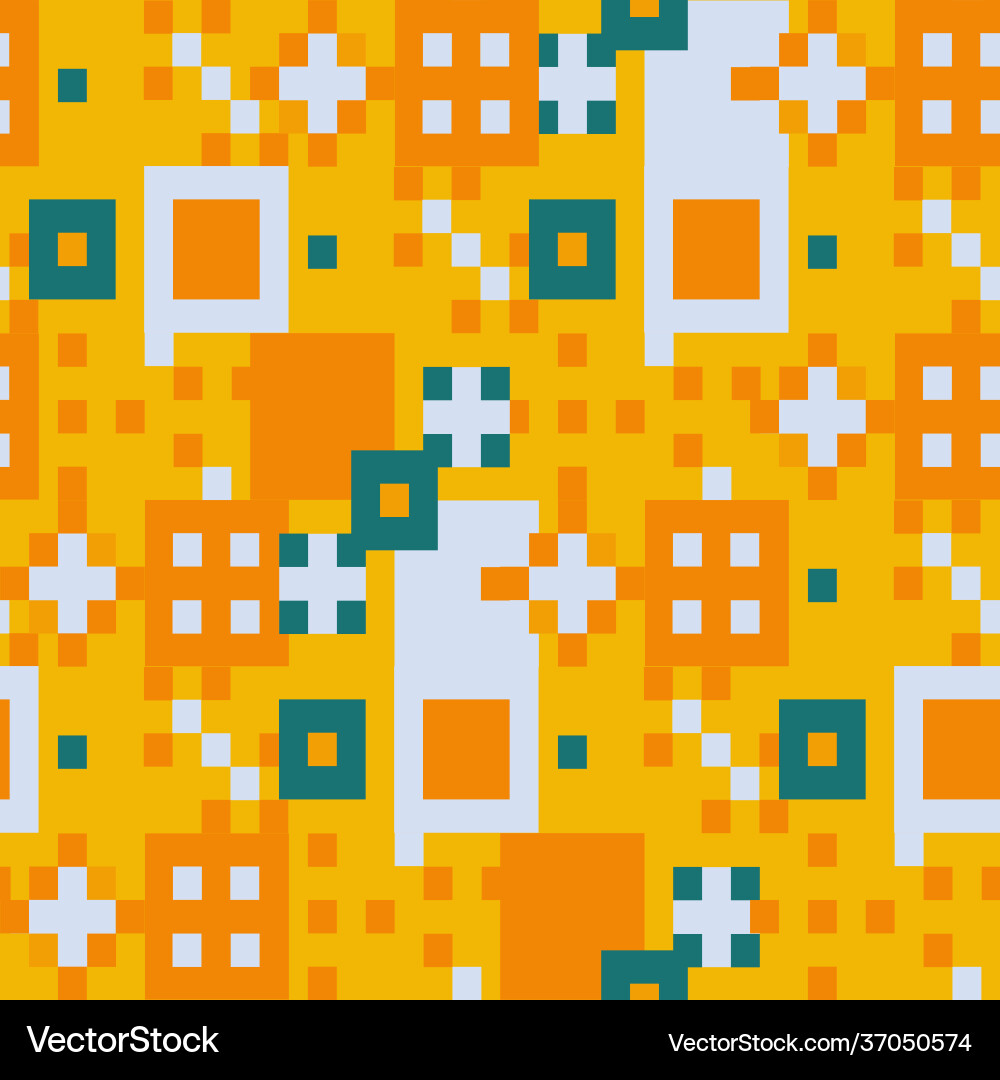 Seamless patterns with abstract ornament vector image