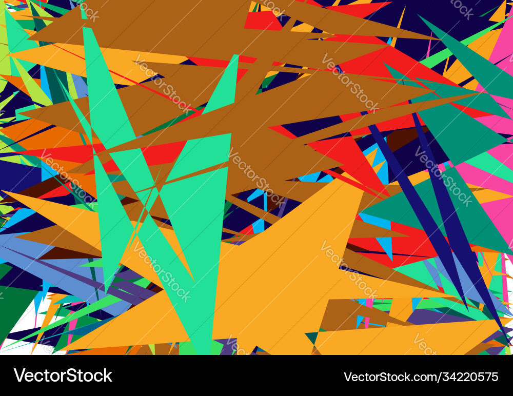 Abstract overlapping colorful shapes geometric Abstract overlapping colorful shapes geometric vector image