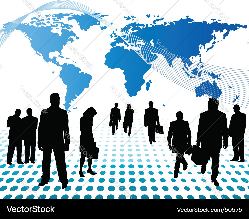 Global Business Concepts Vector Image
