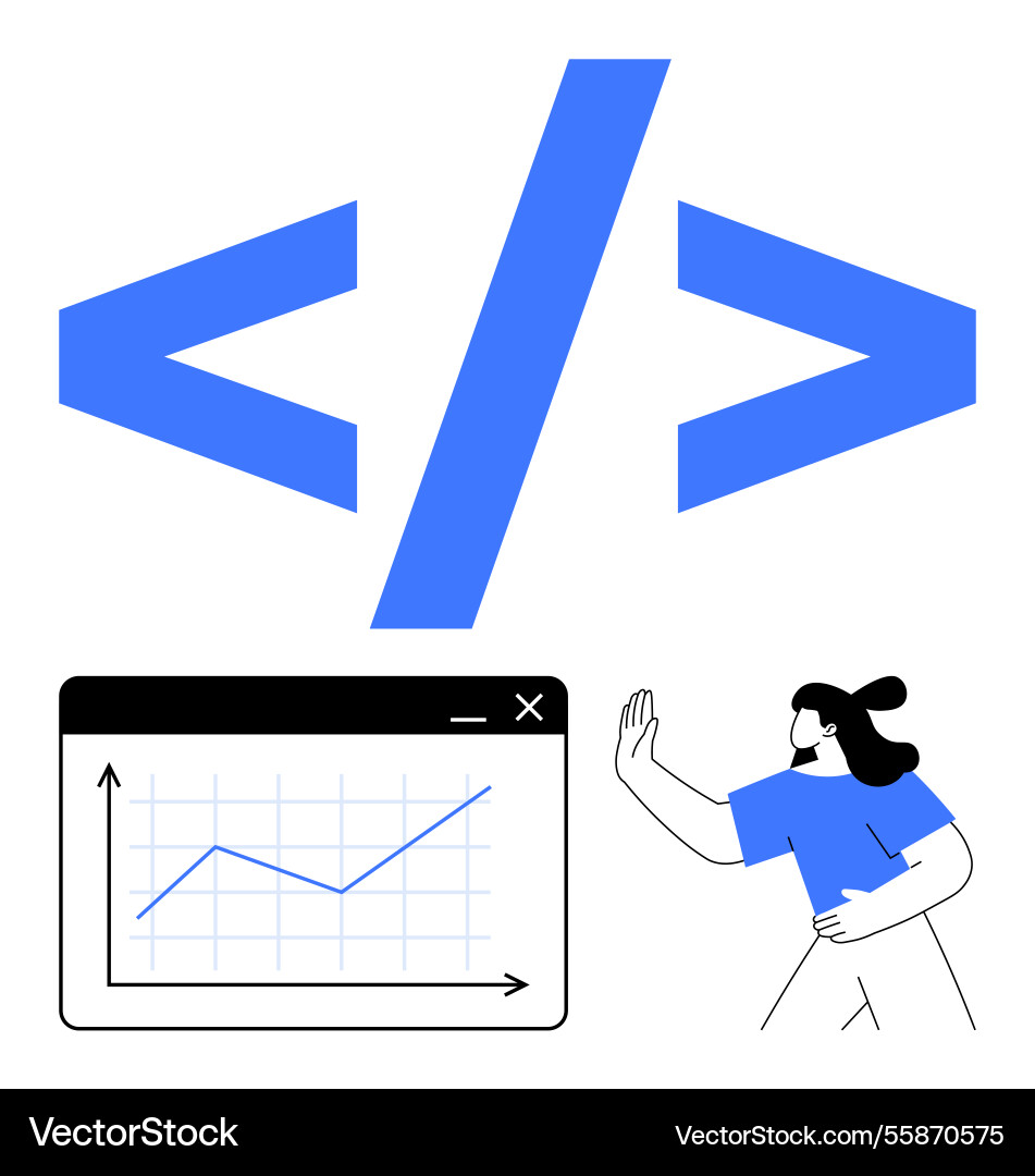 Kodierung von Analytik und Zusammenarbeit Kodierung von Analytik und Zusammenarbeit vektorbild