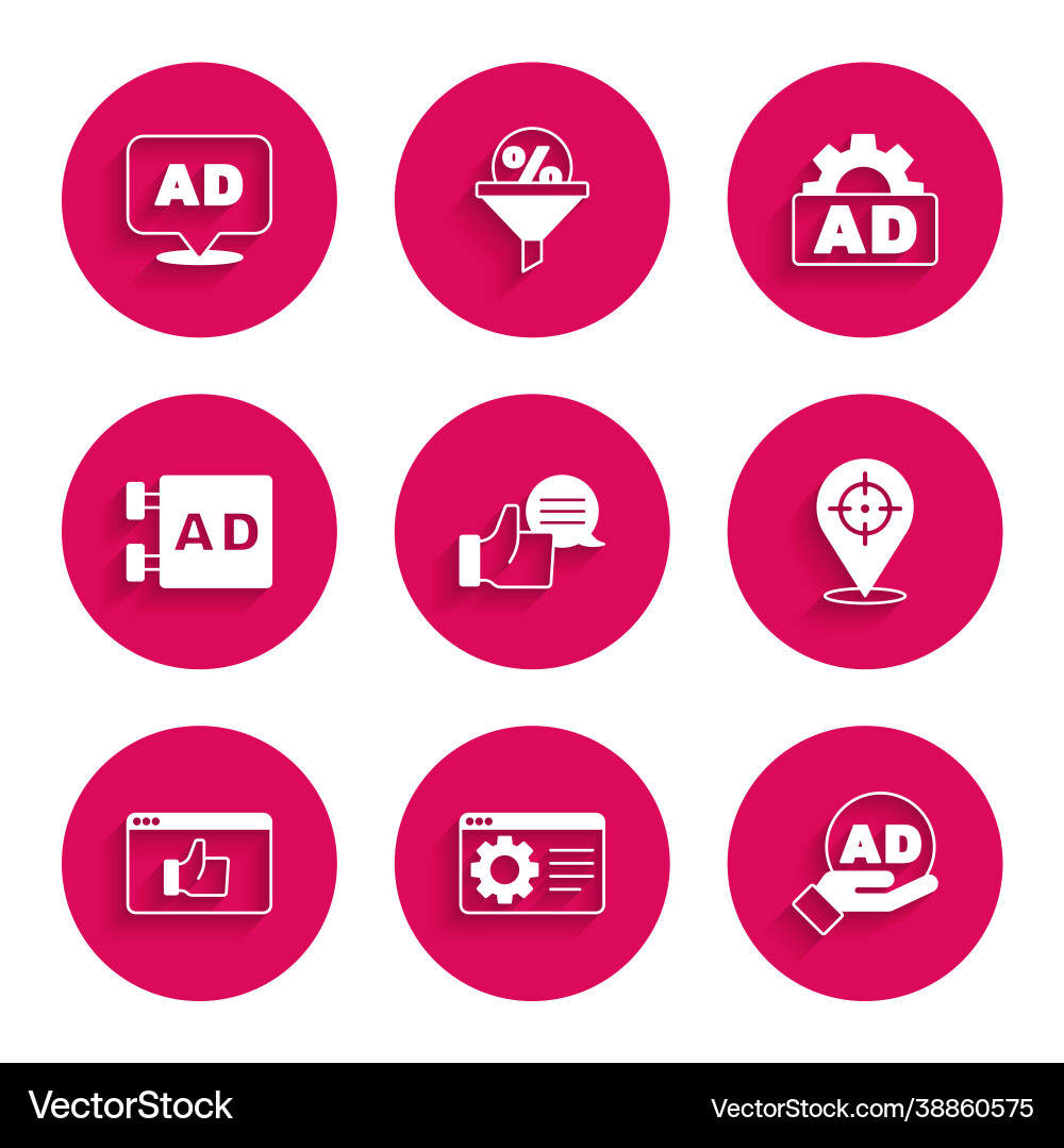 Set customer product rating browser setting Set customer product rating browser setting vector image