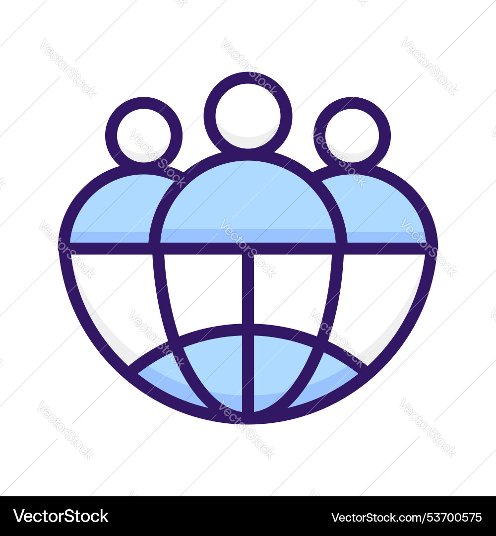 User network vector image