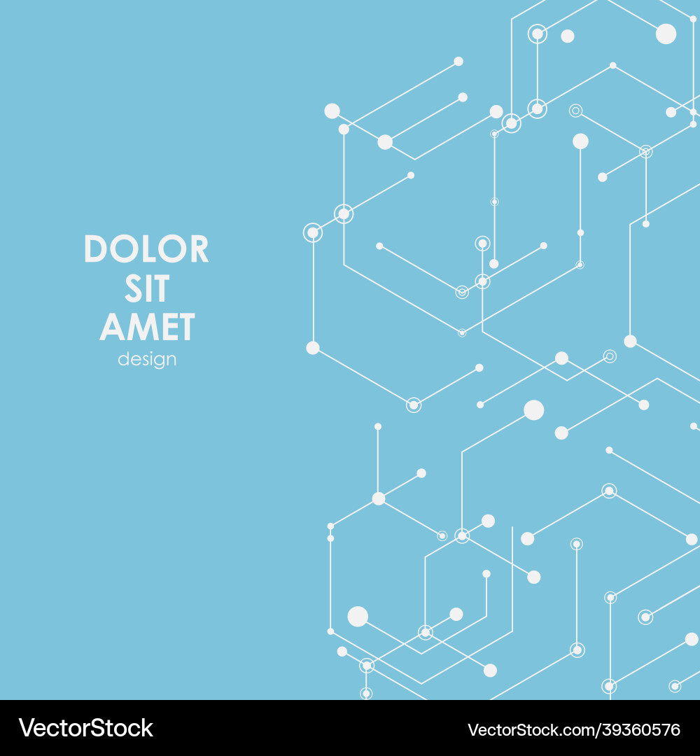Abstract line pattern hexagon creative technology Abstract line pattern hexagon creative technology vector image