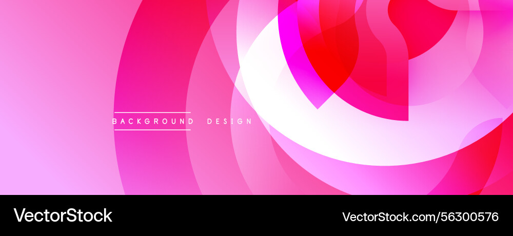 Abstract pink design overlapping circles create Abstract pink design overlapping circles create Vector Image