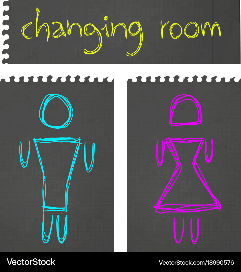 Changing Room Graphics Changing room Royalty Free Vector Image - VectorStock