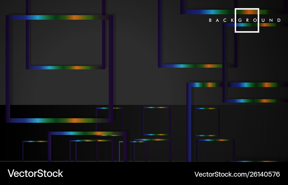 Modern abstract box background with colorful Modern abstract box background with colorful Vector Image