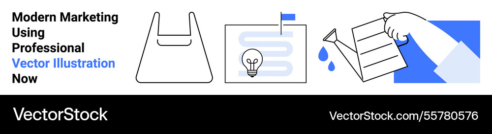 Sustainable design practices highlighted with bag Sustainable design practices highlighted with bag Vector Image