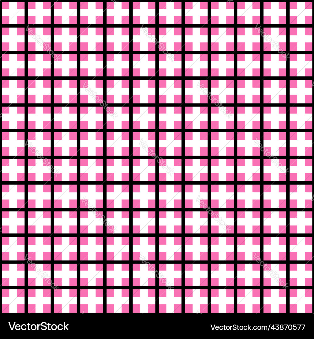 A layered pattern of boxes and classic cross Vector Image