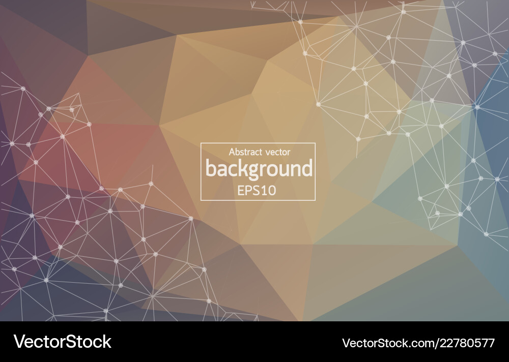 Abstract background with triangular cells Abstract background with triangular cells vector image