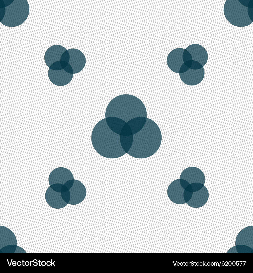 Color scheme icon sign seamless pattern Vector Image