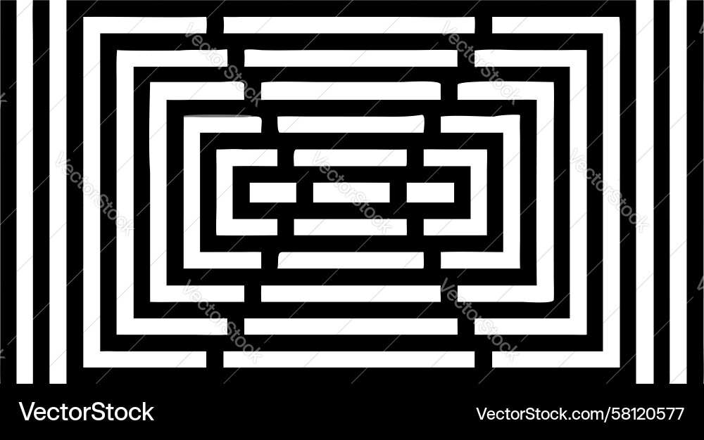 Infinite Rectangular Grid Vector Image