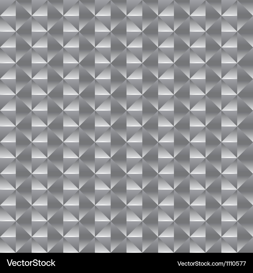 Metallic Chrome Grid Pattern vector image