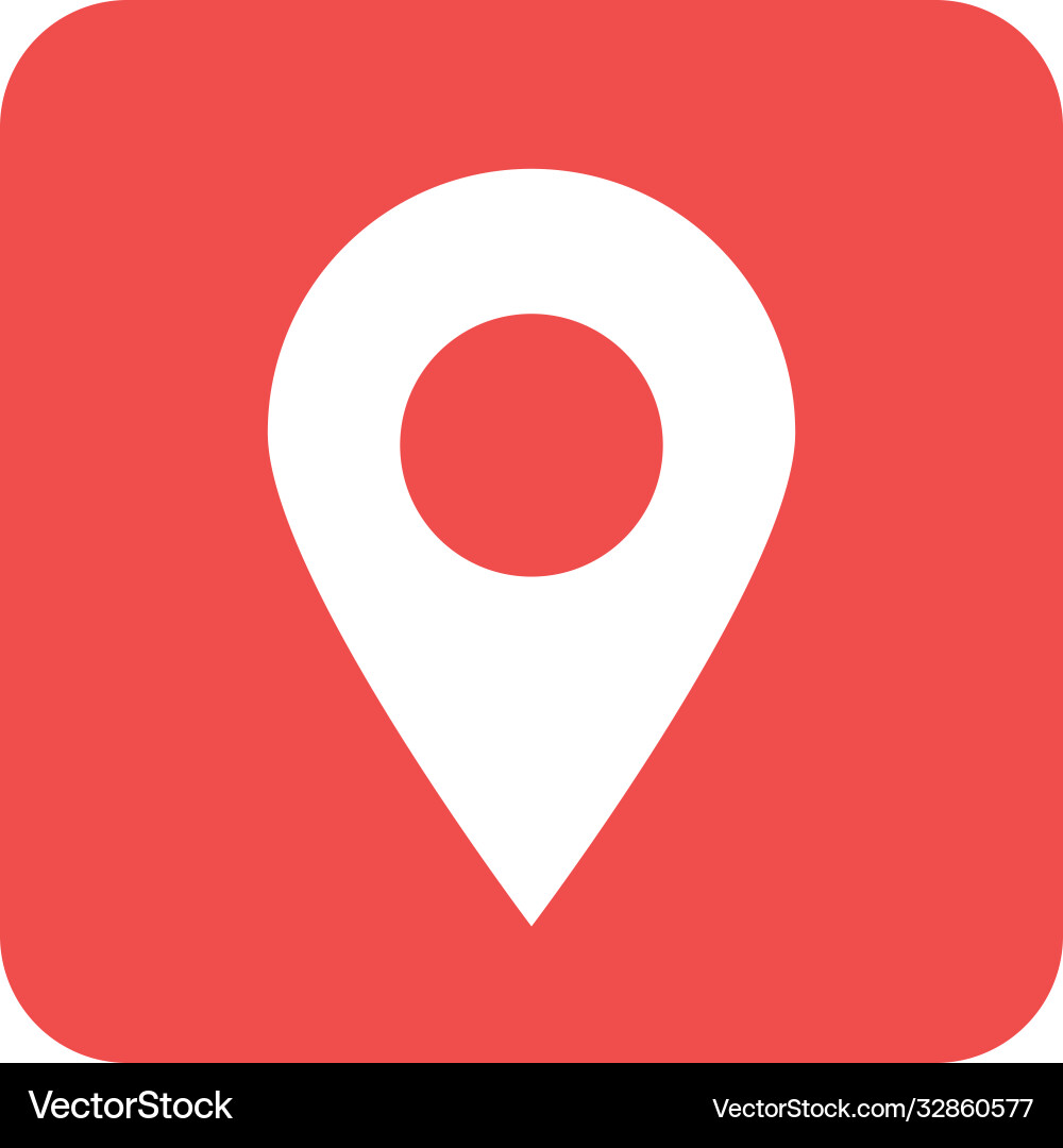 Mobile Anwendung gps Navigation Pointer Web vektorbild