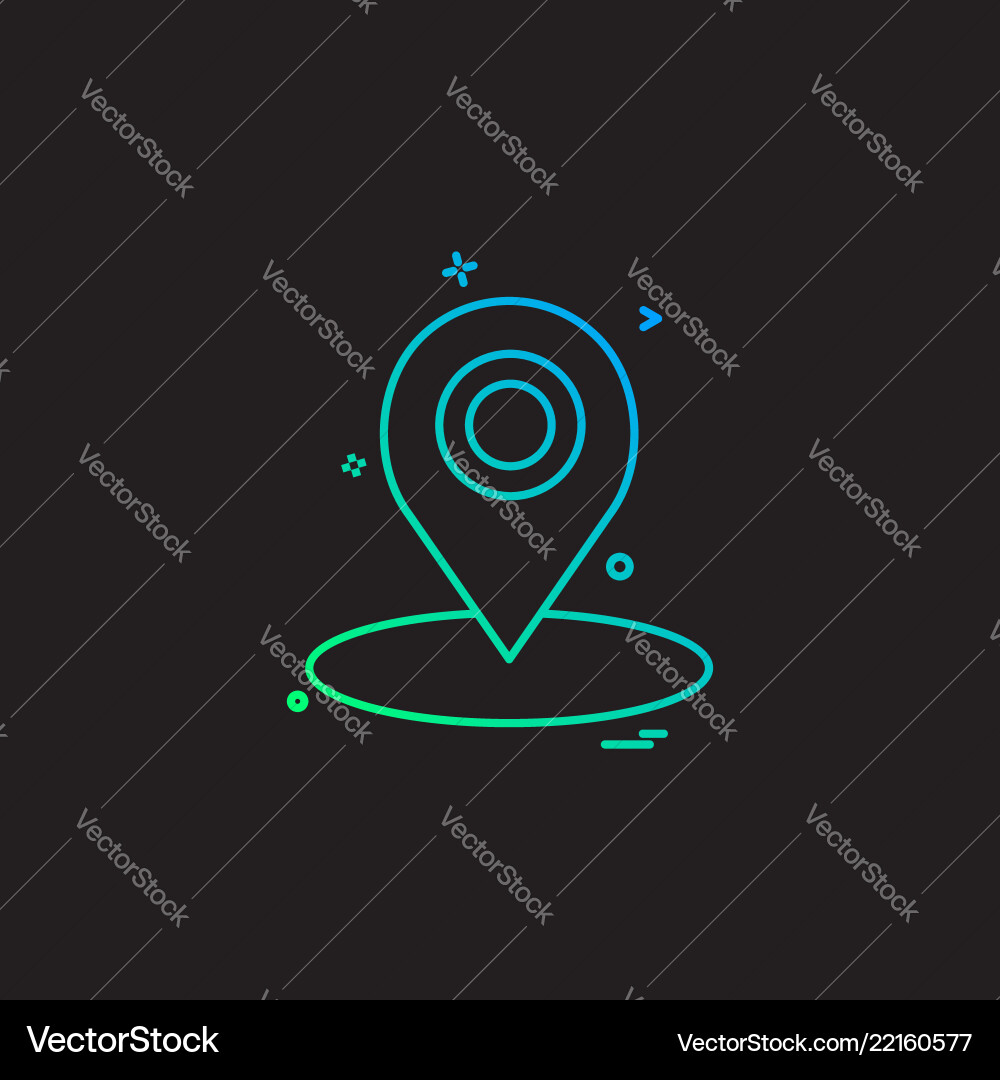 Navigation icon design Vector Image