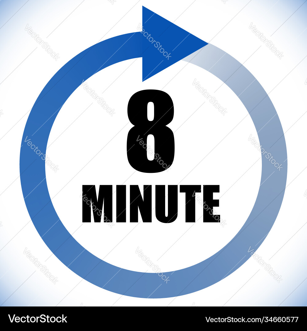 Numbers numerals dial time duration and schedule Vector Image