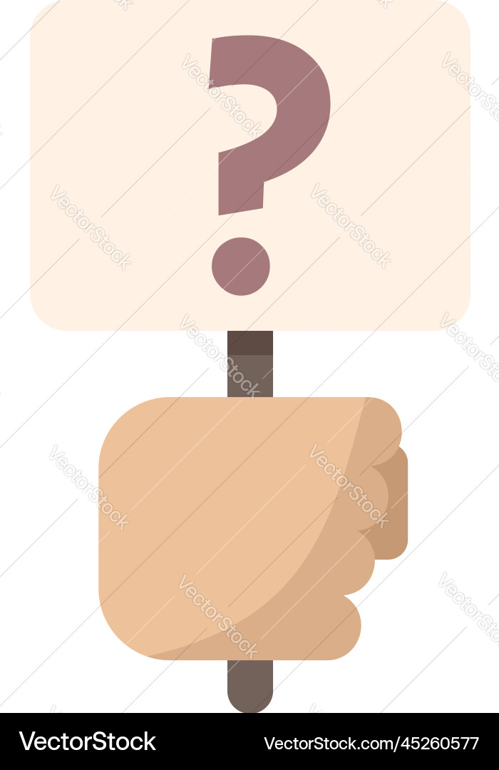 Question request icon flat file screen Question request icon flat file screen Vector Image