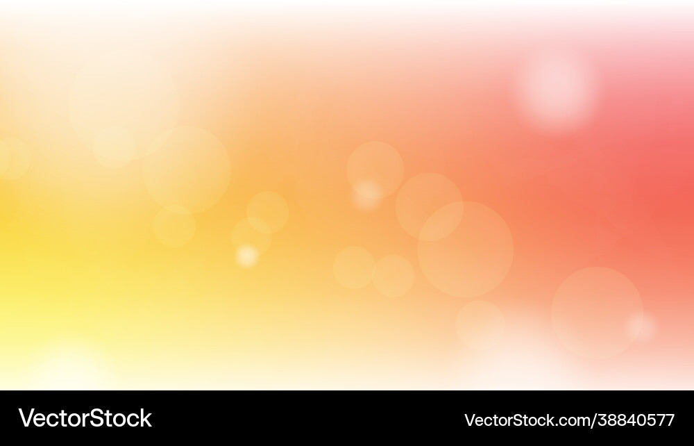 Red-orange gradient background and bokeh Red-orange gradient background and bokeh vector image