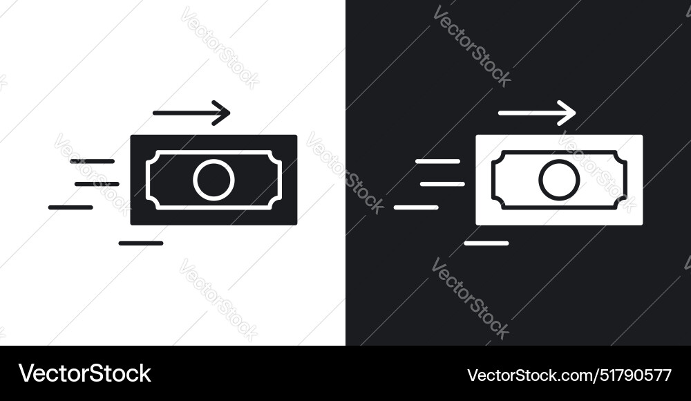 Send money icon Royalty Free Vector Image - VectorStock