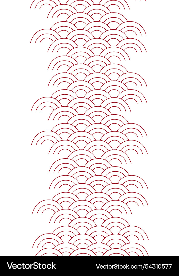 Vertical seamless border pattern with chinese Vertical seamless border pattern with chinese vector image