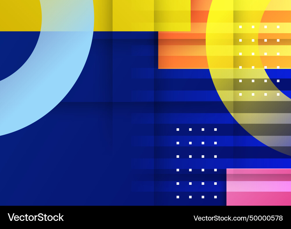 Abstract colorful geometric gradient background Vector Image