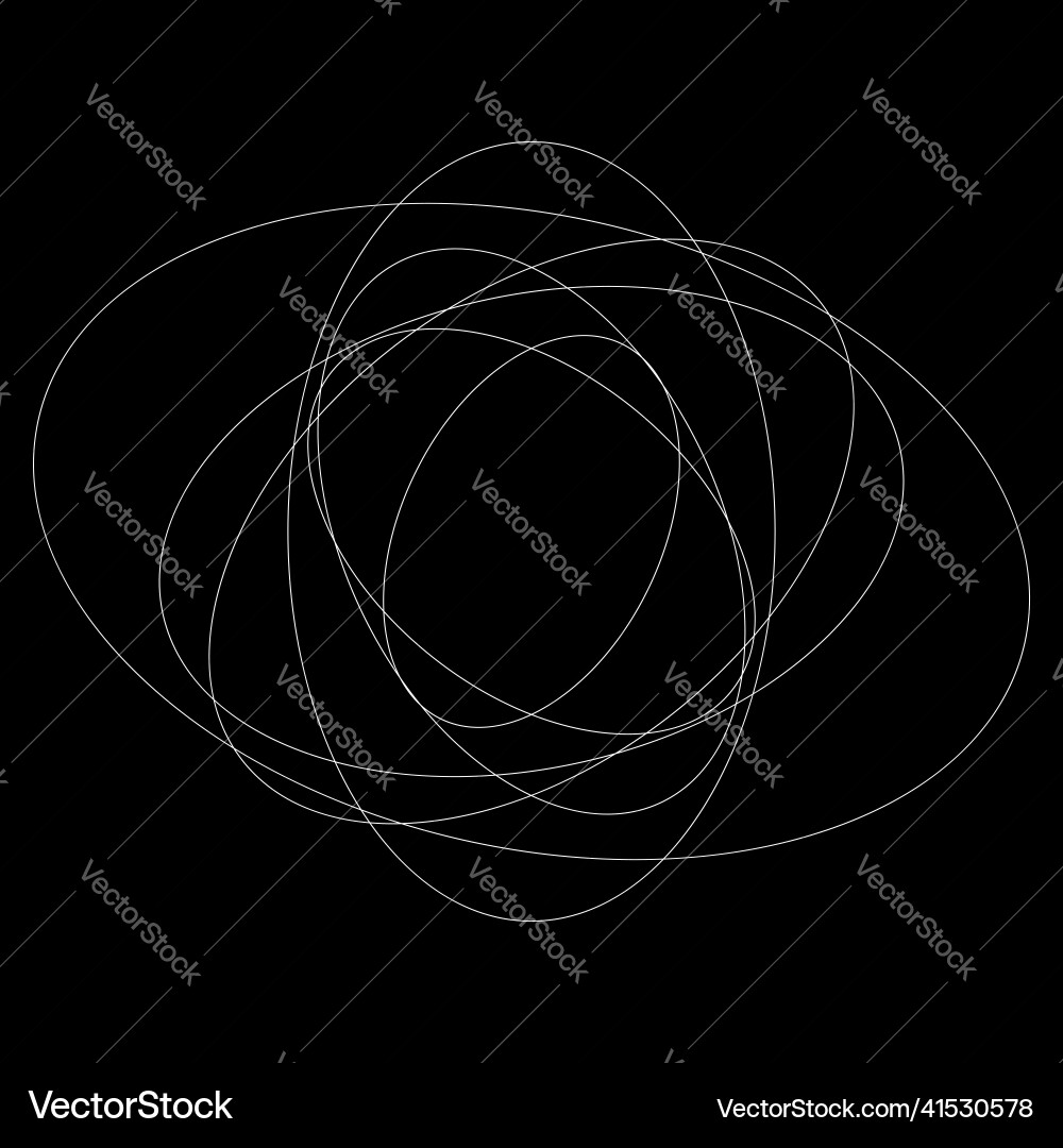 Abstract random circles geometric circular element Abstract random circles geometric circular element vector image