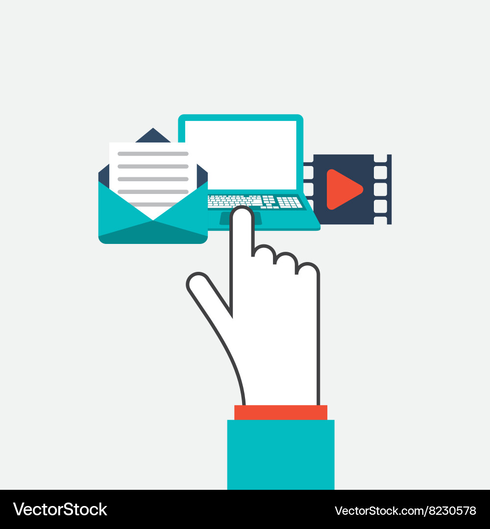 Cursor and icon set design Vector Image