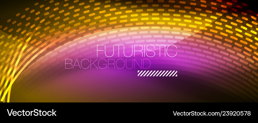 Digital flowing wave particles abstract background Vector Image