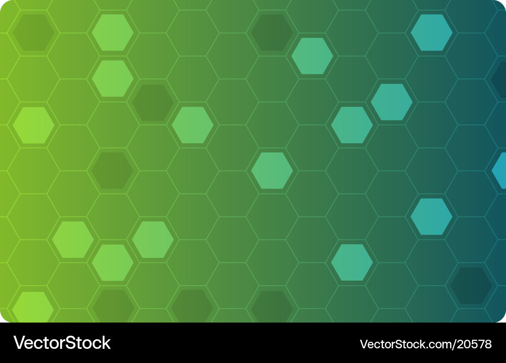 Honeycomb Tech Pattern vector image