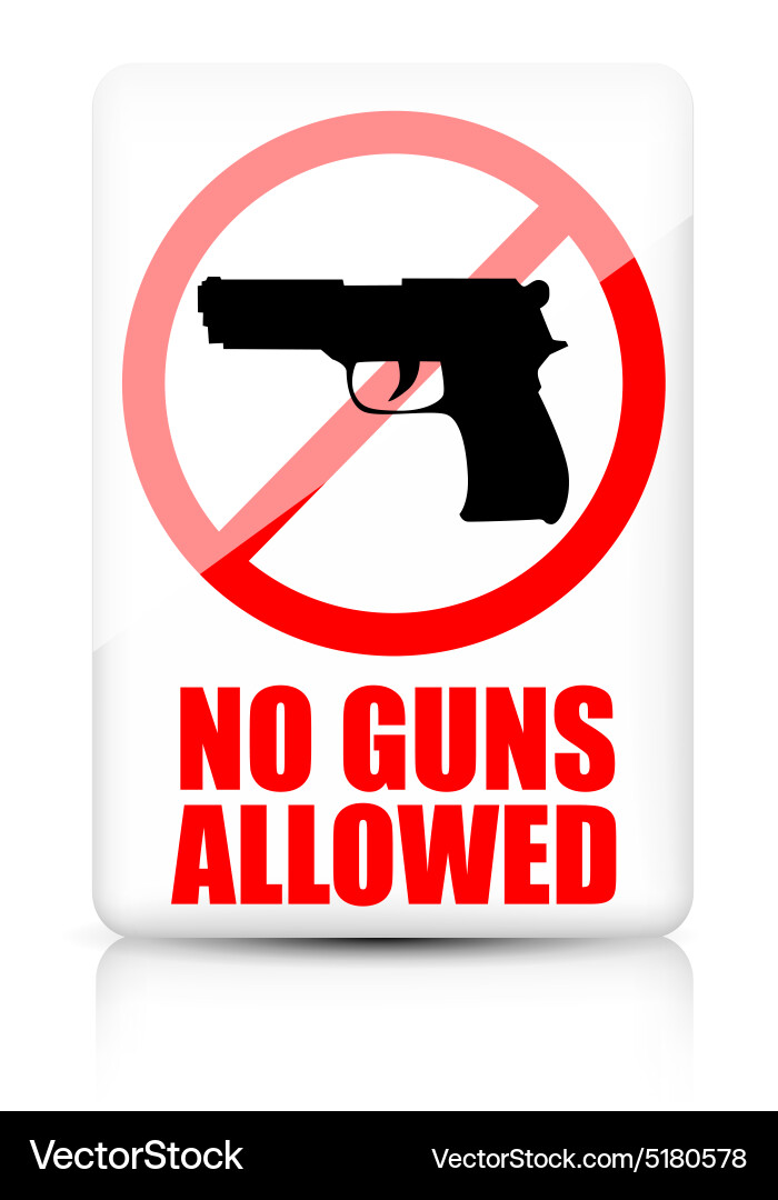No guns allowed sign Royalty Free Vector Image no-guns-allowed-sign-royalty-free-vector-image