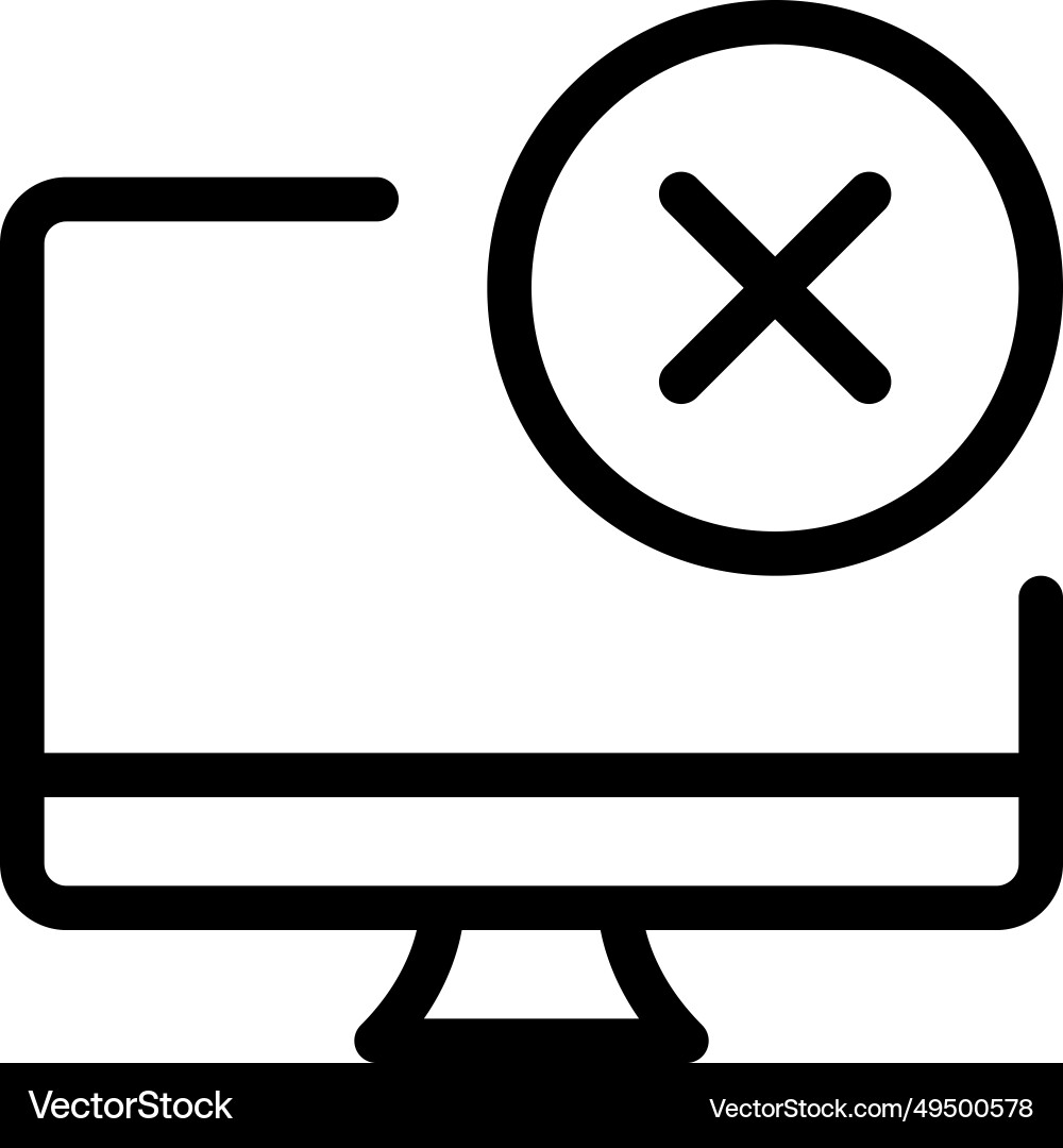 Removing or deleting file from system vector image