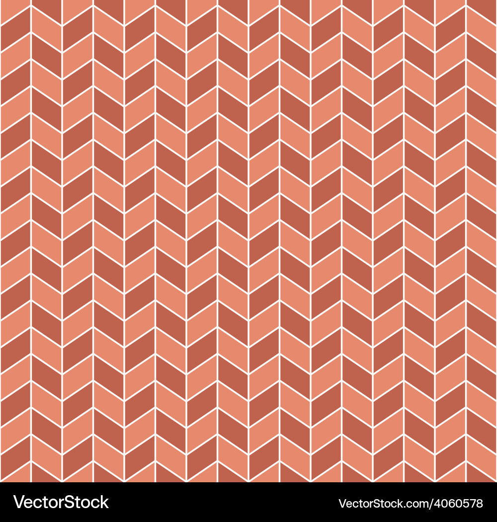 Retro Geometric Brick Pattern Vector Image