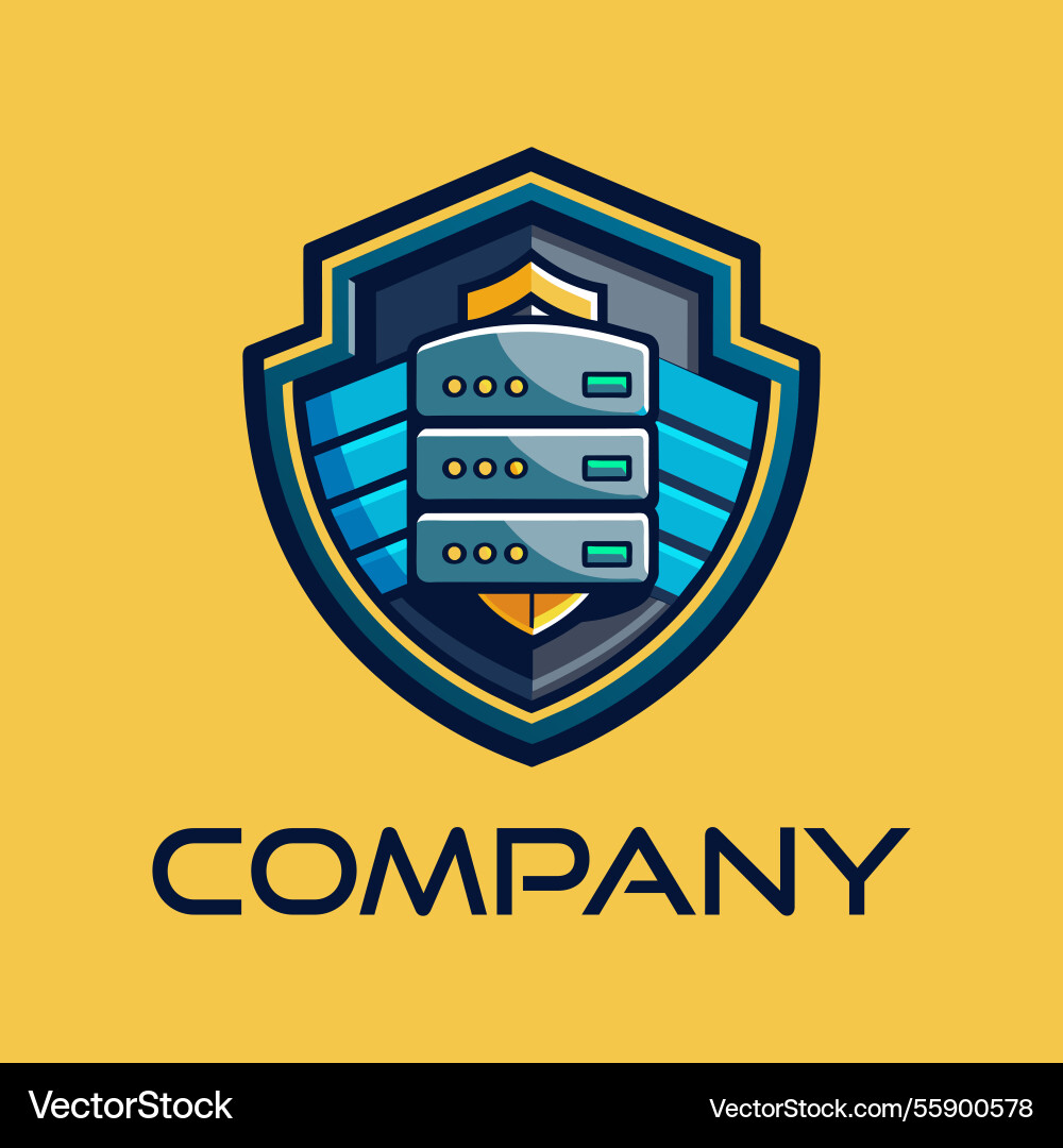 Secure data center cyber security technology app Secure data center cyber security technology app vector image