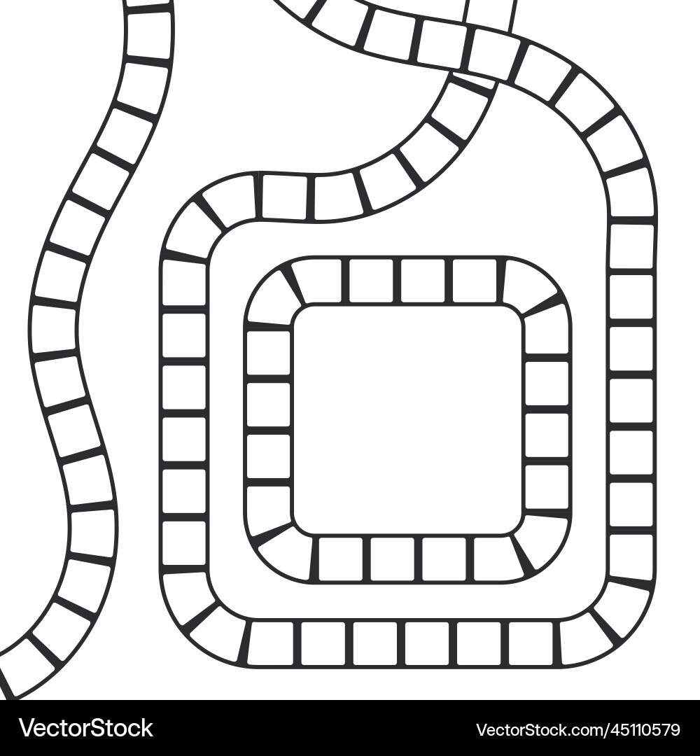 Abstract futuristic maze square pattern template vector image