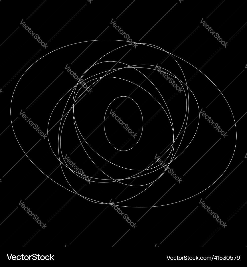 Abstract random circles geometric circular element Abstract random circles geometric circular element vector image