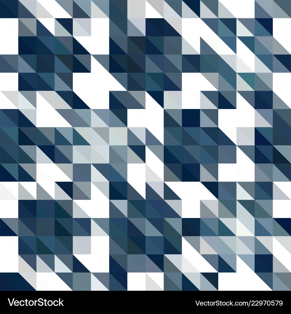 Blue triangular low poly mosaic abstract pattern Blue triangular low poly mosaic abstract pattern vector image
