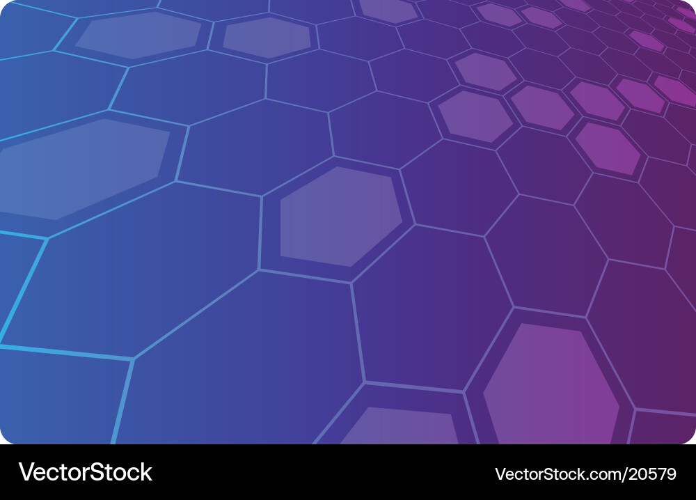 Hexagonal Technology Pattern vector image