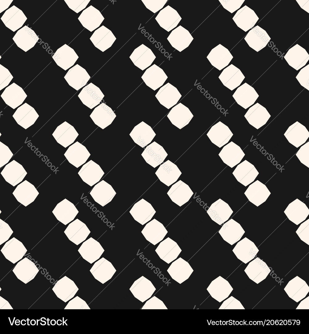 Kleine achteckige Formen in Diagonalanordnung Kleine achteckige Formen in Diagonalanordnung vektorbild