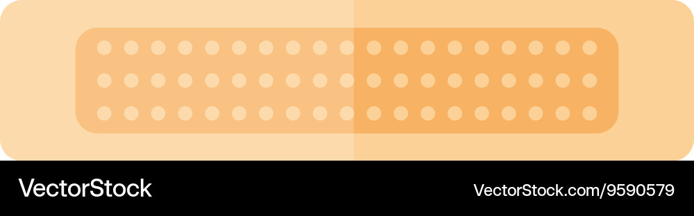 Patch plaster set vector image