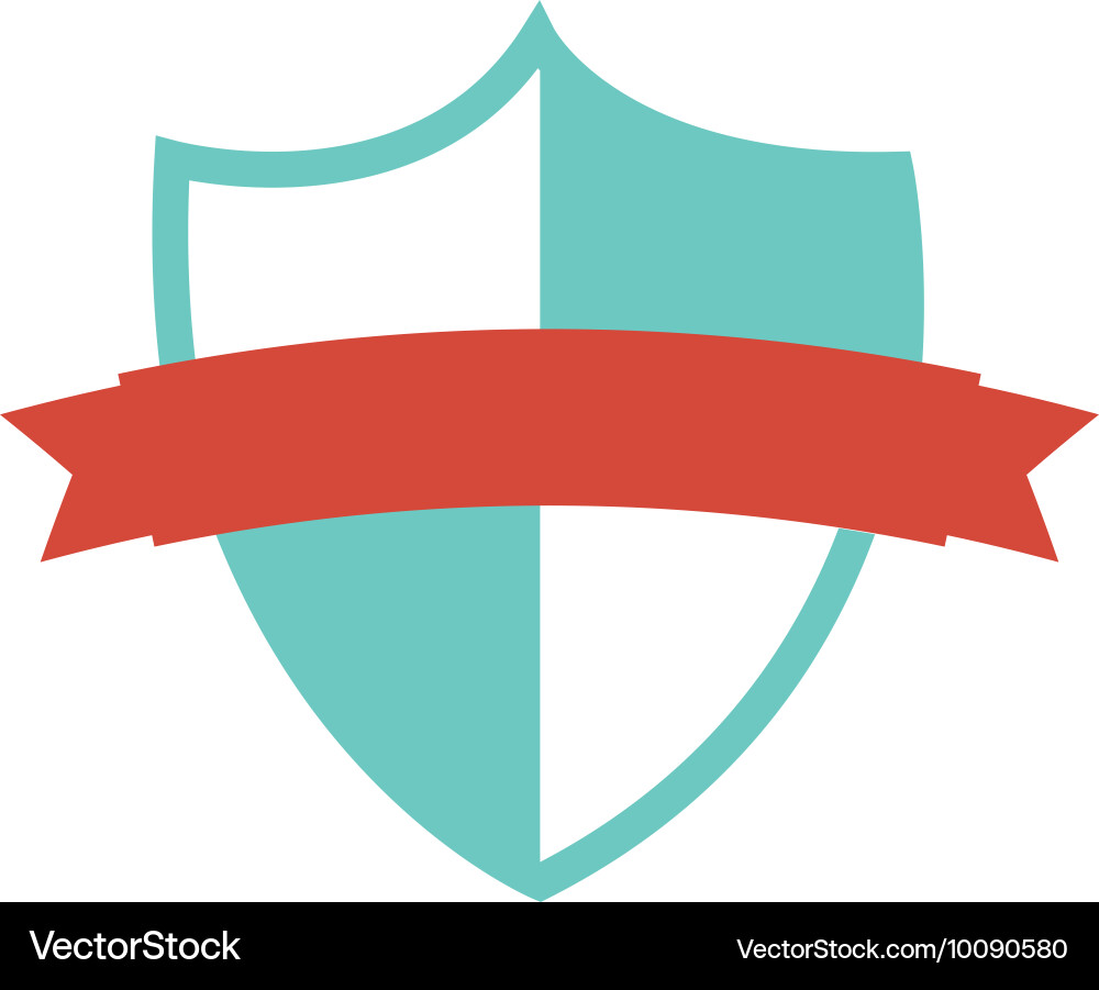 Frame with ribbon isolated icon design Vector Image