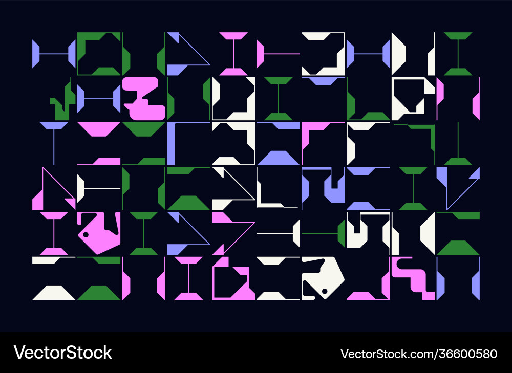 Generative art design artwork abstract generated Generative art design artwork abstract generated Vector Image