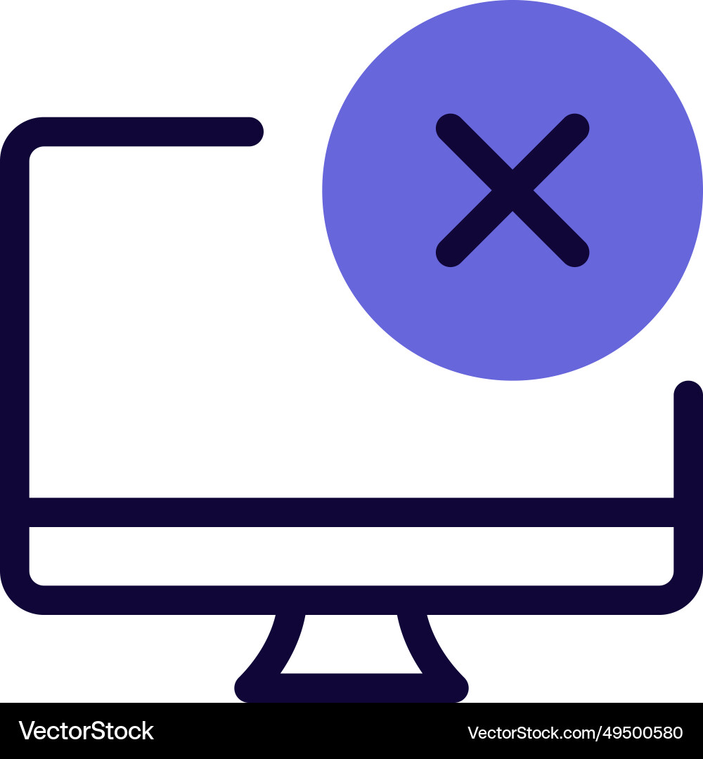 Removing or deleting file from system vector image