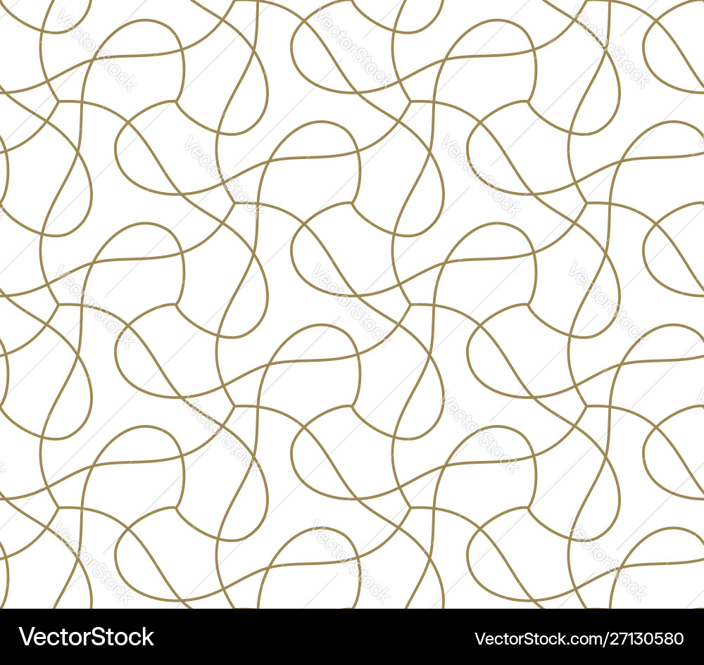 Seamless pattern with abstract geometric line Vector Image