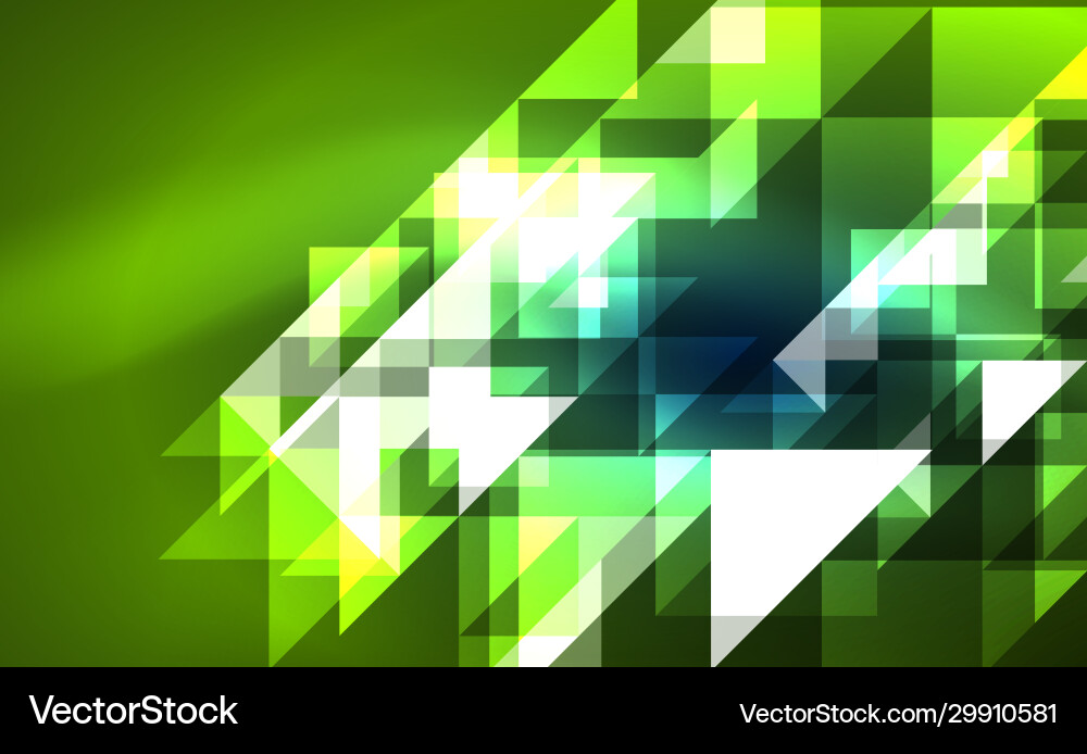 Abstract background mosaic triangle pattern vector image