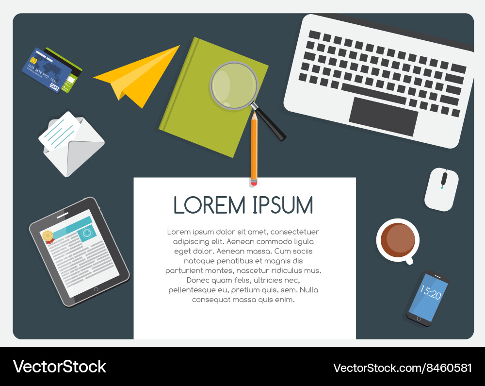 Abstract background on business theme with empty vector image