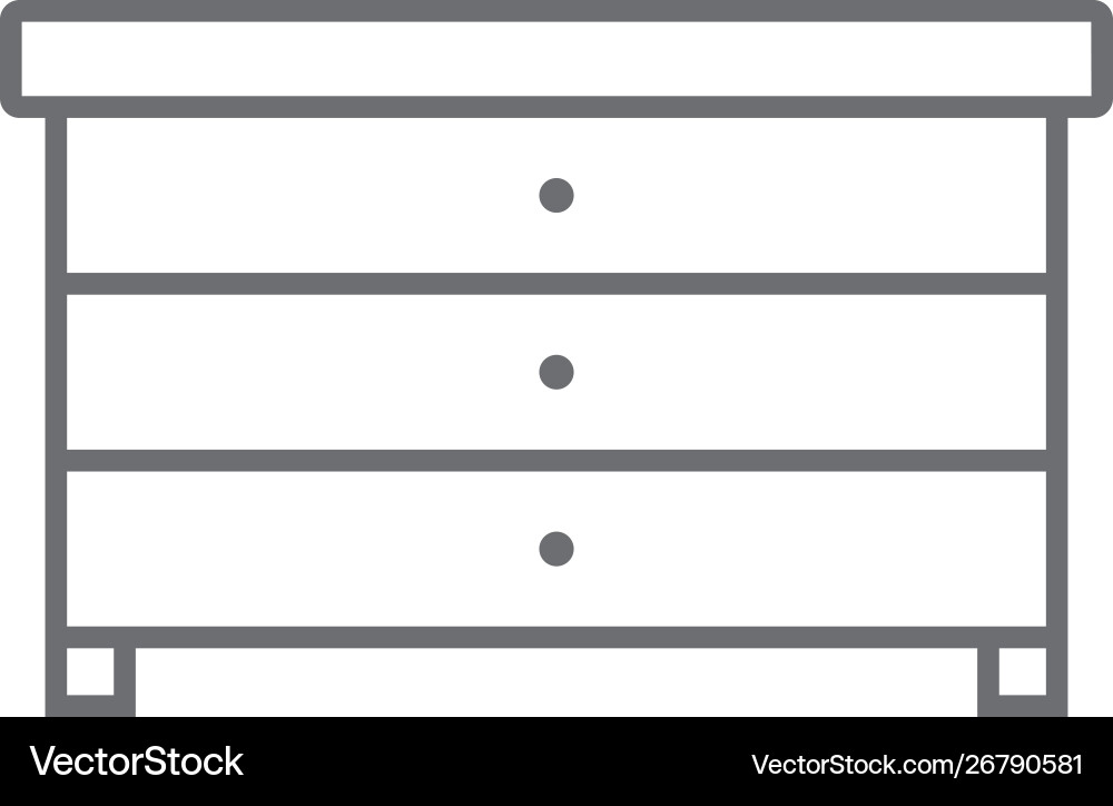Cupboard icon simple element from map Cupboard icon simple element from map vector image